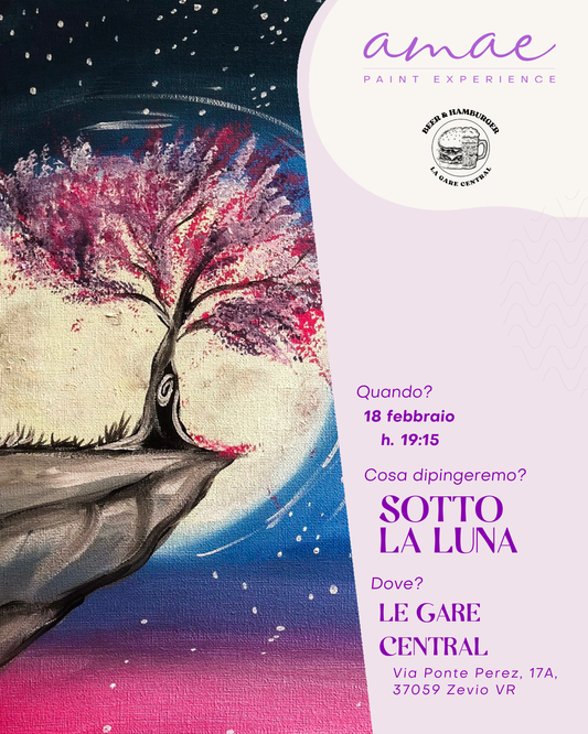 SOTTO LA LUNA | 18 febbraio h 19:15 @LE GARE CENTRAL Verona VR
