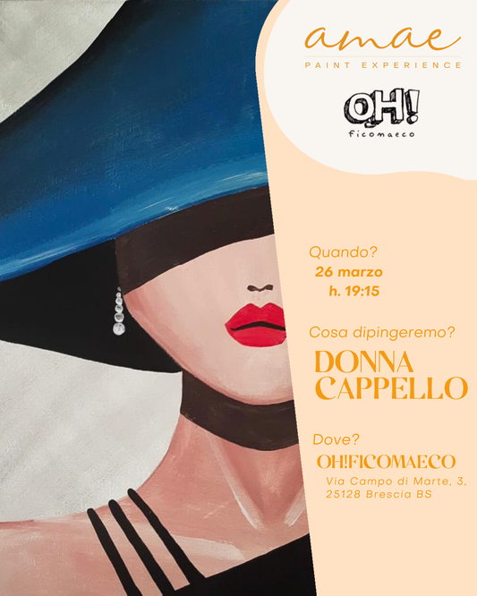 DONNA CAPPELLO | 26 marzo h 19:15 @OH!FICOMAECO Brescia BS
