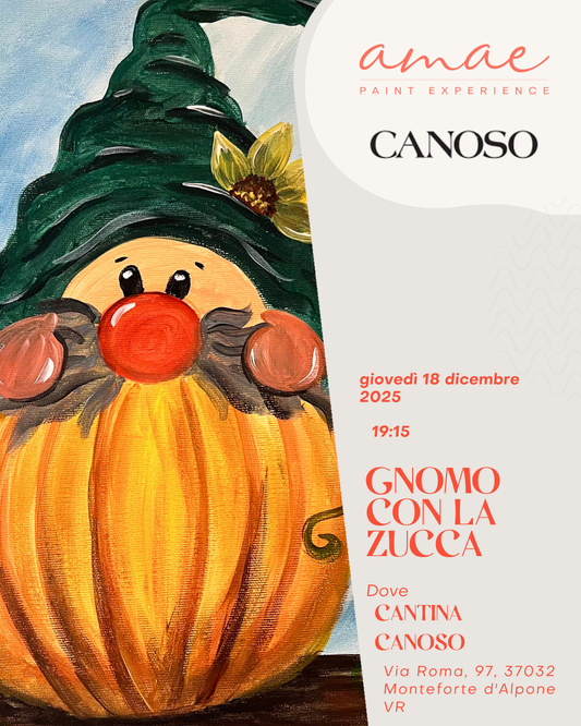 GNOMO CON ZUCCA | 18 dicembre 2025 h 19:15 @CANTINA CANOSO MONTEFORTE D'ALPONE (VR)