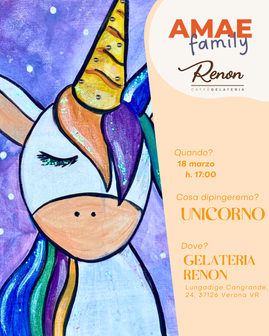 UNICORNO | 18 marzo h 17:00 @GELATERIA RENON (FAMILY) Verona VR