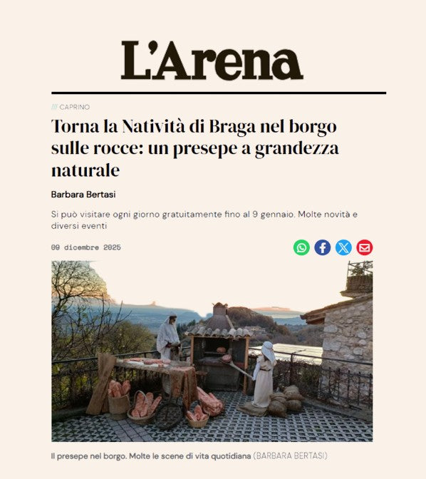 Torna la Natività di Braga nel borgo sulle rocce con un'esperienza AMAE tutta da vivere