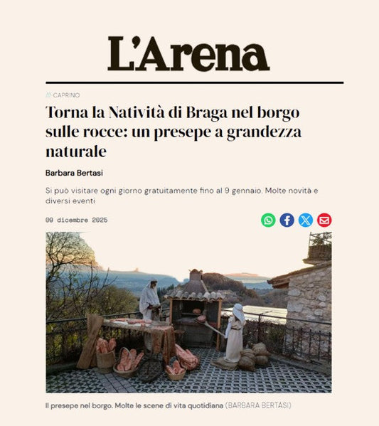 Torna la Natività di Braga nel borgo sulle rocce con un'esperienza AMAE tutta da vivere