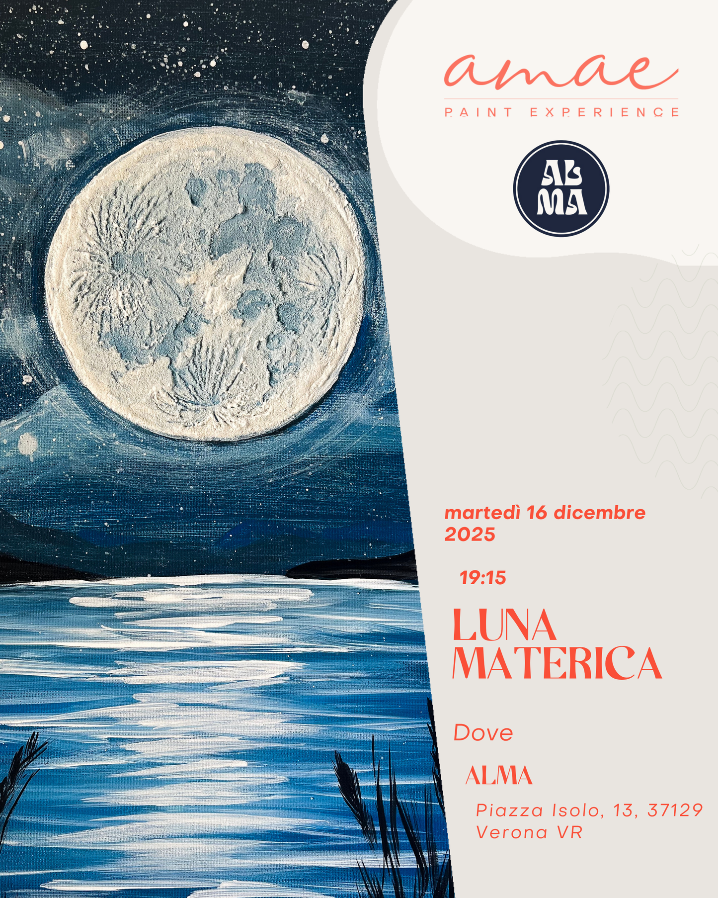 LUNA MATERICA | 16 dicembre 2025 h 19:15 @ALMA VERONA