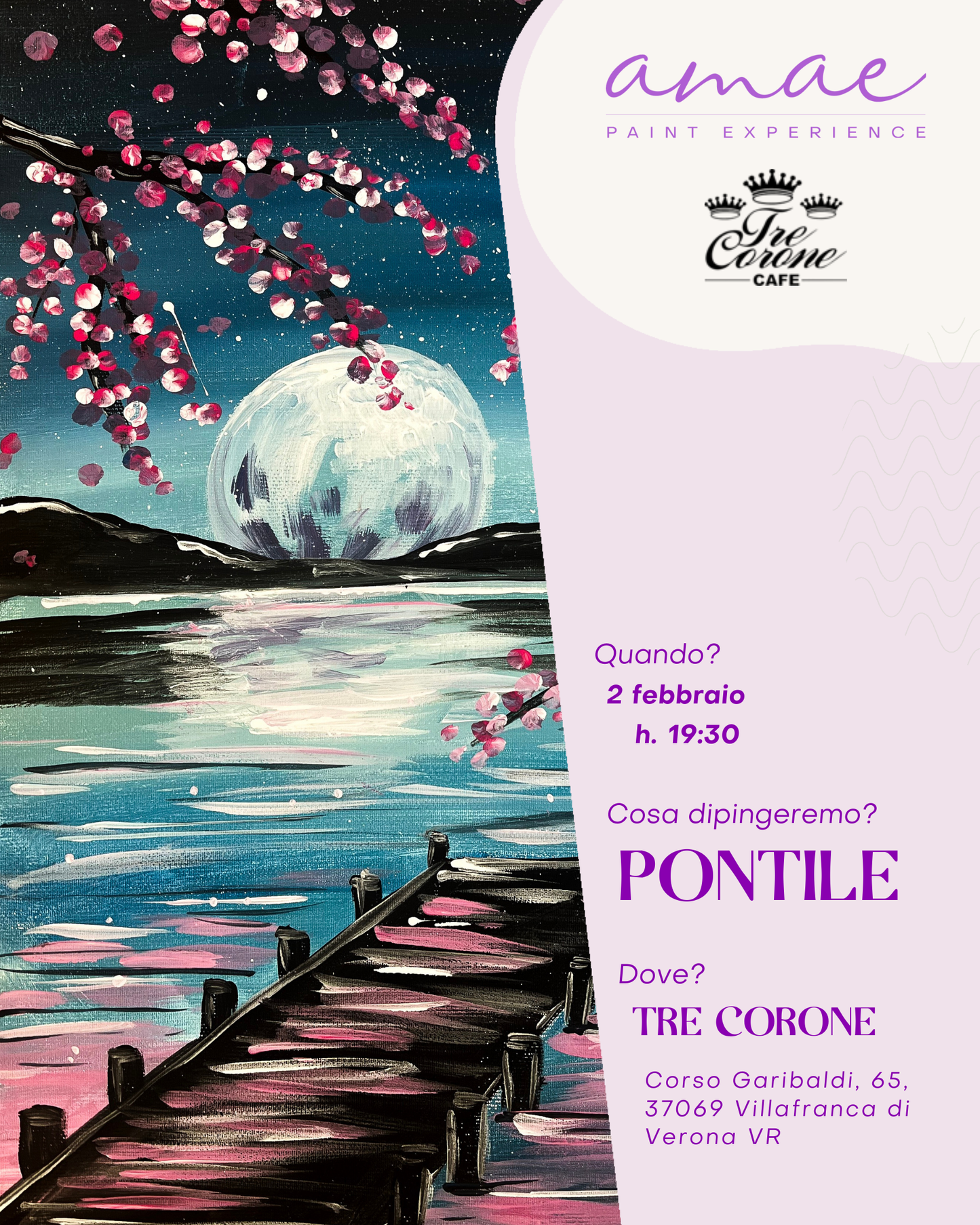 PONTILE | 2 febbraio h 19:30 @TRE CORONE Villafranca VR