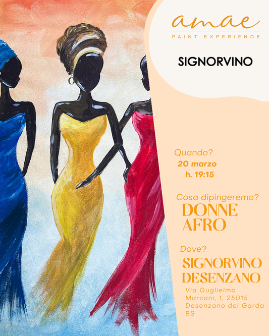 DONNE AFRO| 20 marzo h 19:15 @SIGNORVINO Desenzano del Garda BS