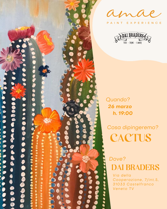 CACTUS | 26 marzo h 19:00 @DAI BRADERS Castelfranco Veneto TV