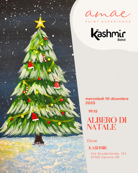 ALBERO DI NATALE MATERICO| 10 dicembre 2025 h 19:15 @KASHMIR VERONA