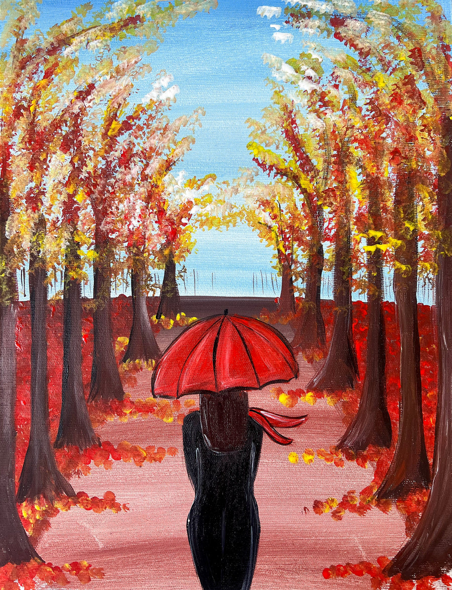 Quadro AMAE: Viale alberato