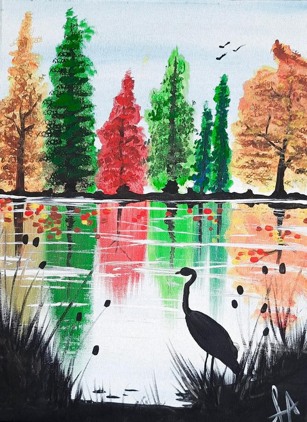 Quadro AMAE: Lago riflesso