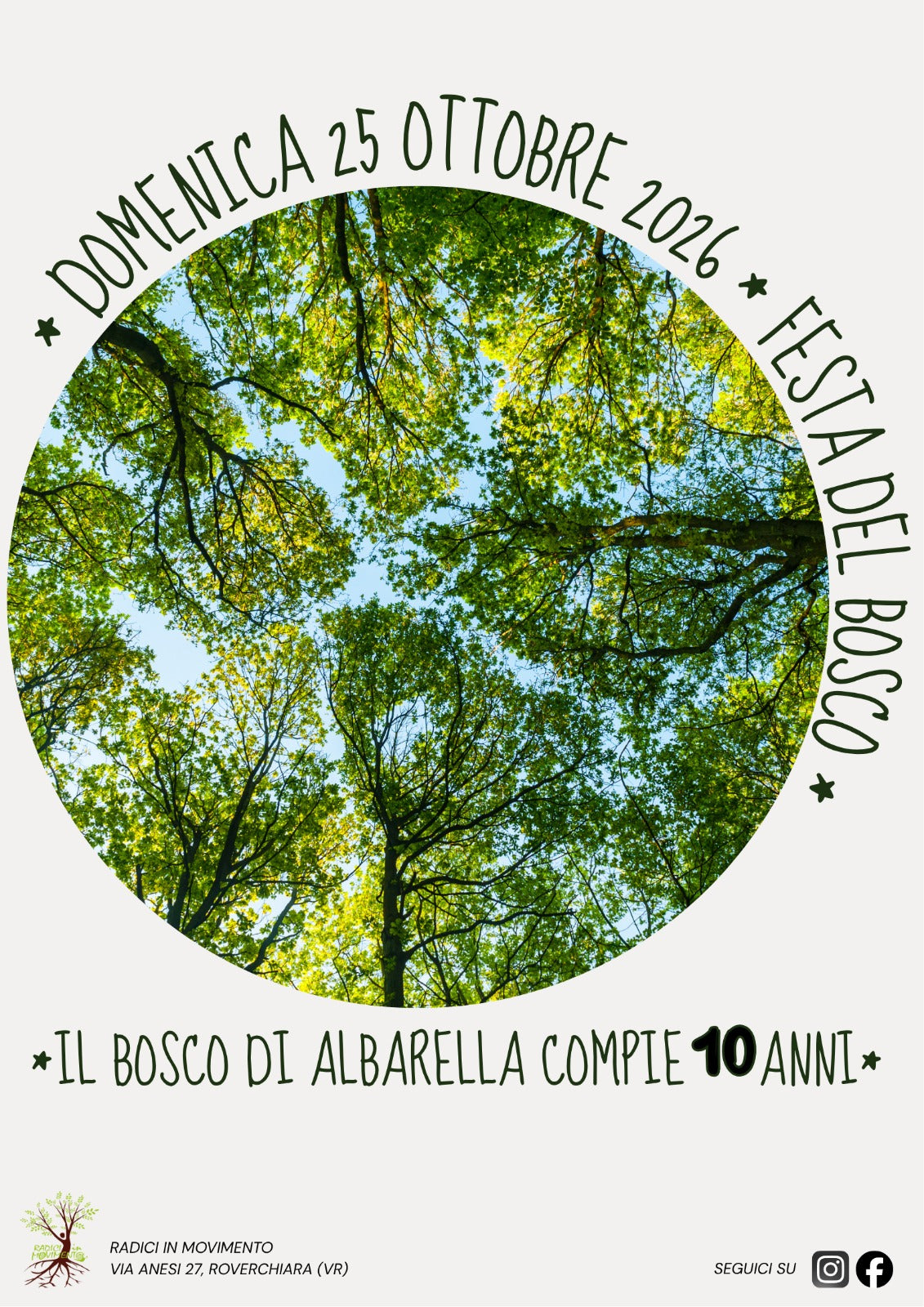 FOGLIE AL VENTO | 25 ottobre 11:00 @BOSCO DI ALBARELLA Roverchiara VR